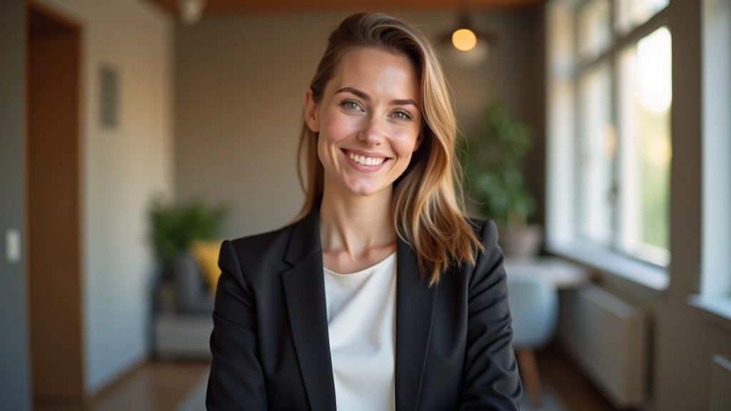 Realitní agent a mladý pár si prohlížejí nemovitost, ukazují si místnosti