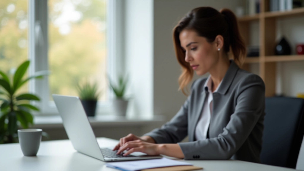 Žena pracující s tabulkovým kalkulátorem na notebooku, příprava finančních dokumentů